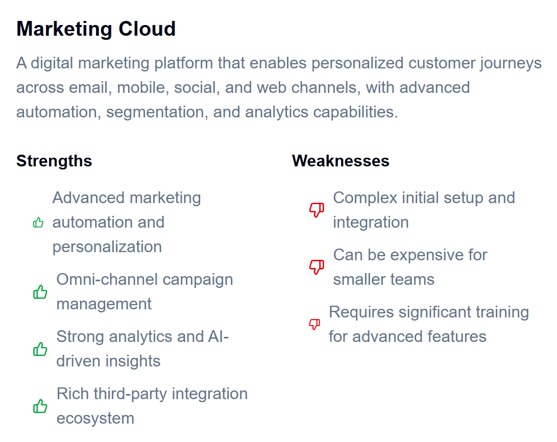 Playwise HQ - Product Strengths and Weaknesses Highlight