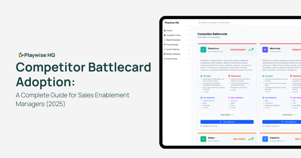 Competitor Battlecard Adoption - Featured Image
