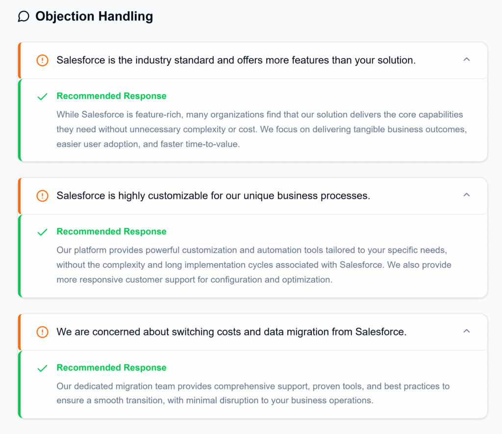 Playwise HQ - Objection Handling
