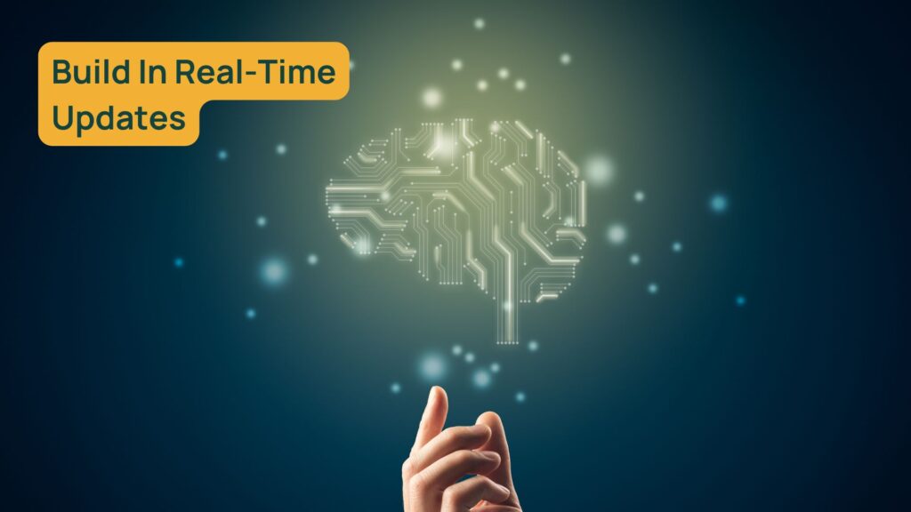 abstract image of brain with hand leading to it