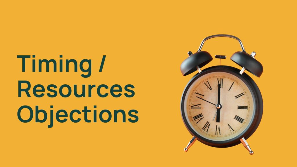 timing and response objections