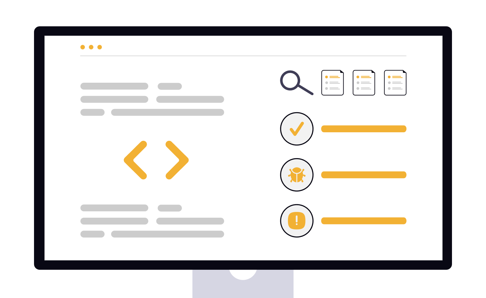 illustration representing custom solution