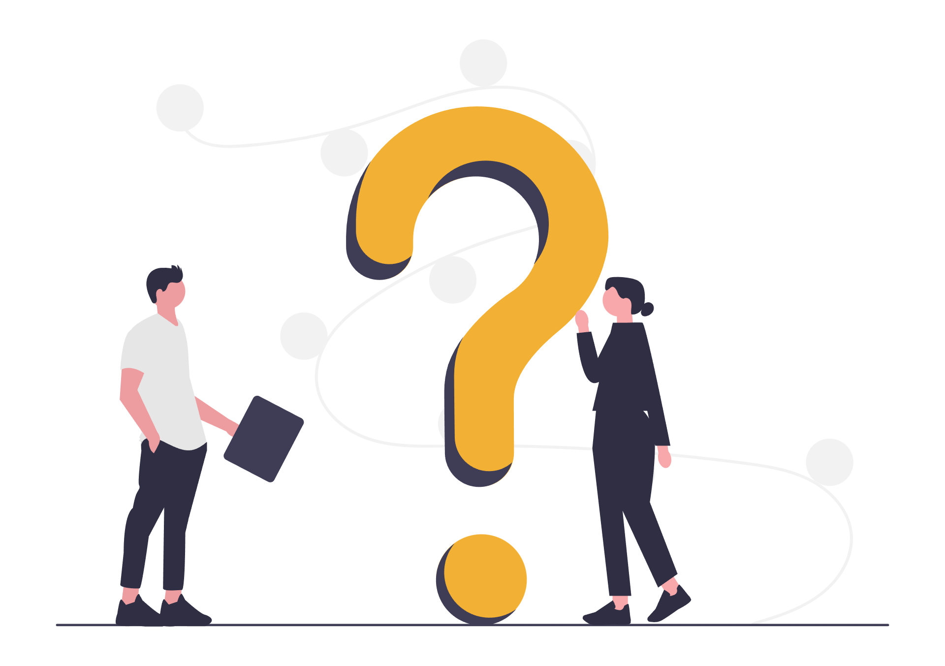 illustration representing decision framework