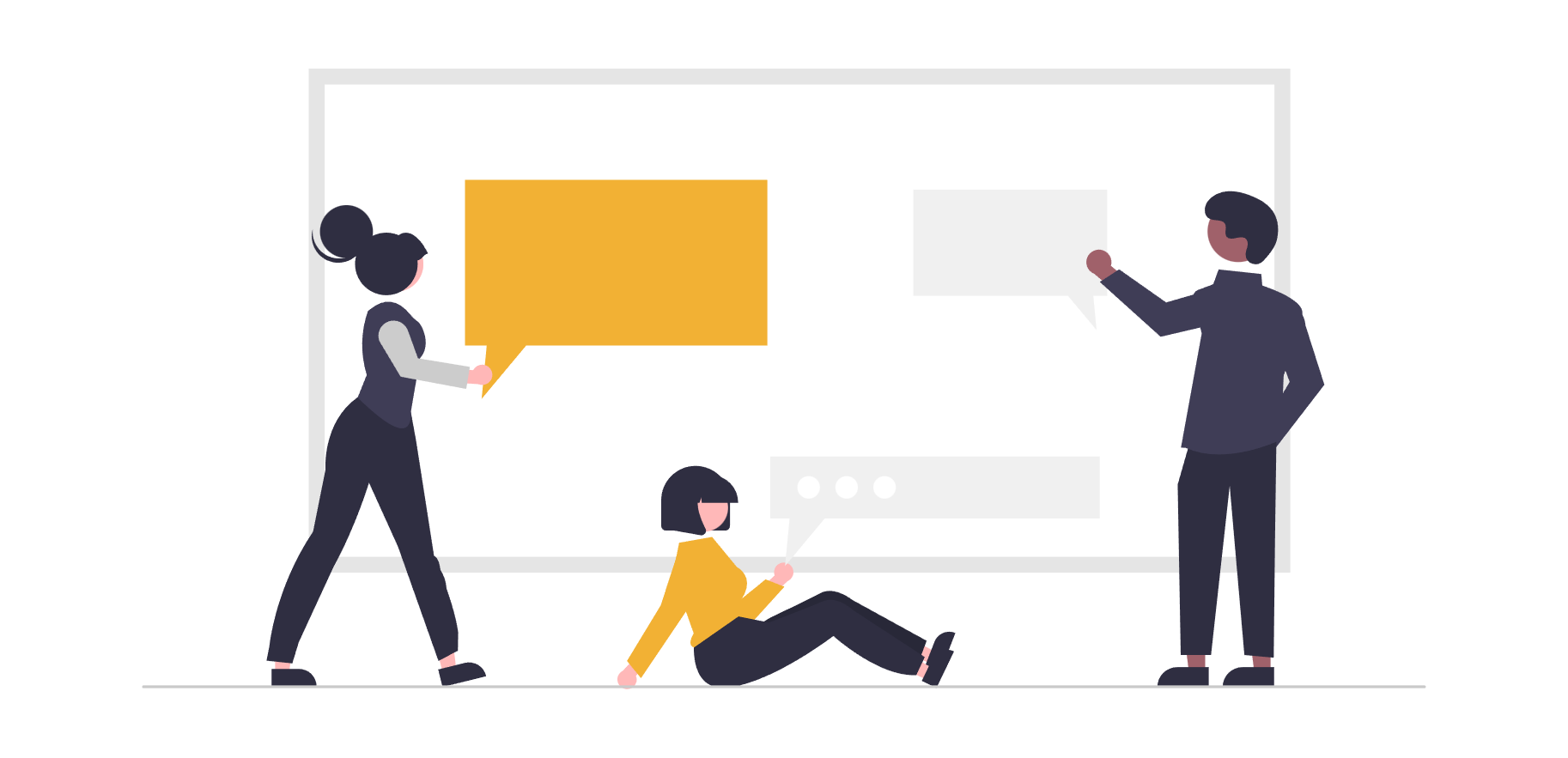 illustration representing software development