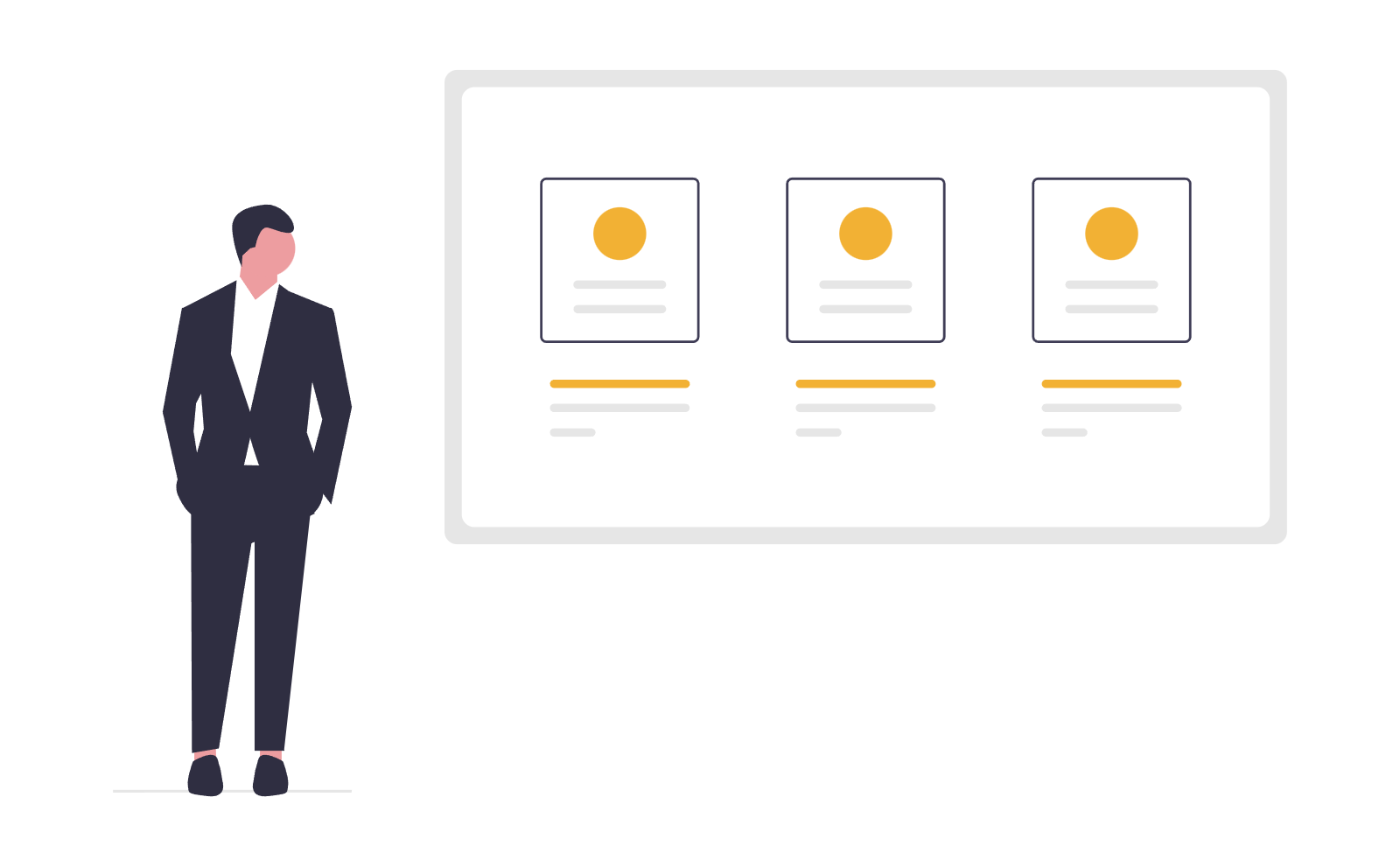illustration of sales workflow