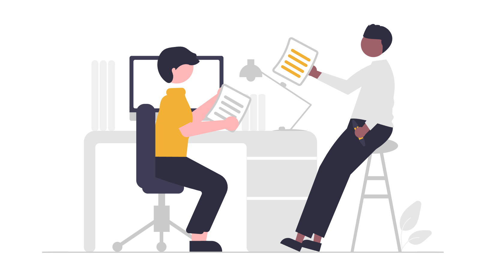 illustration representing setting a new plan