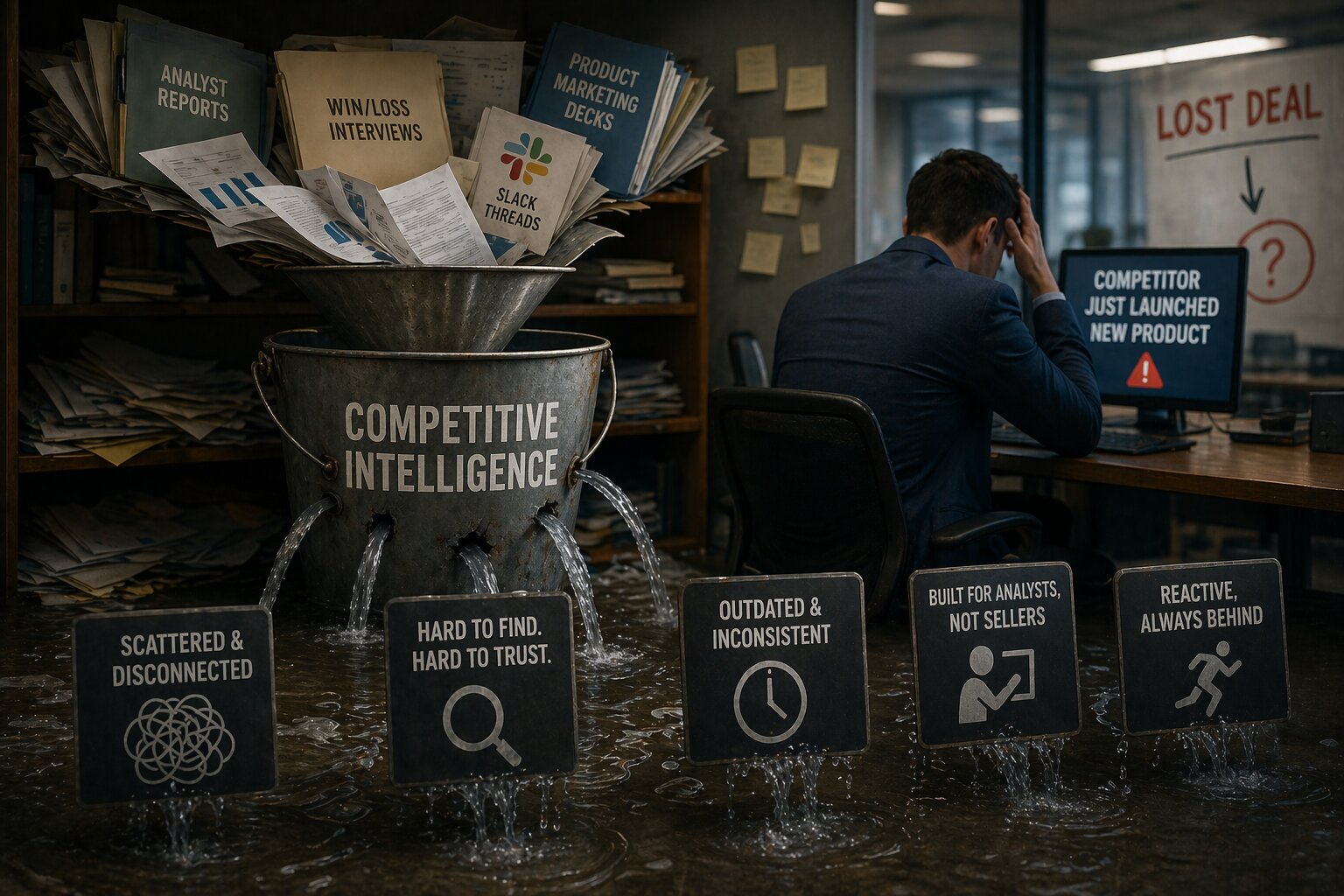 Image representing content going into a competitive intel program that struggles