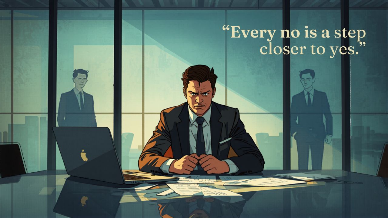 sales person losing a deal