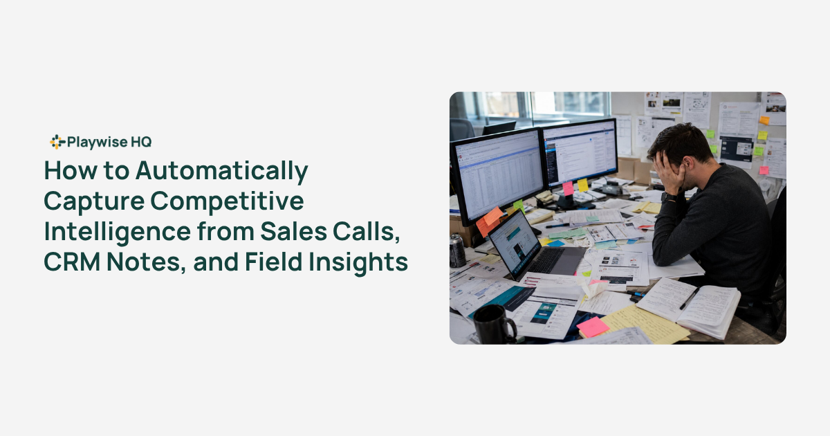 Playwise HQ - How to Automatically Capture Competitive Intelligence - Featured Image