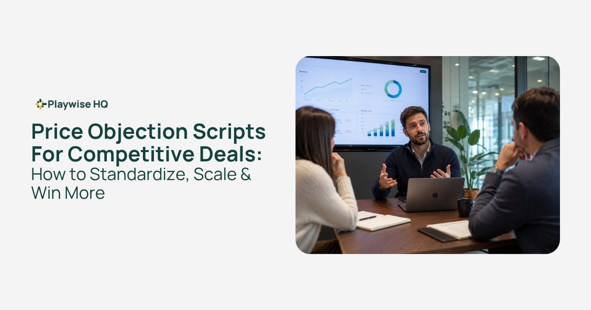 Playwise HQ - Price Objection Scripts for Competitive Deals - Featured Image
