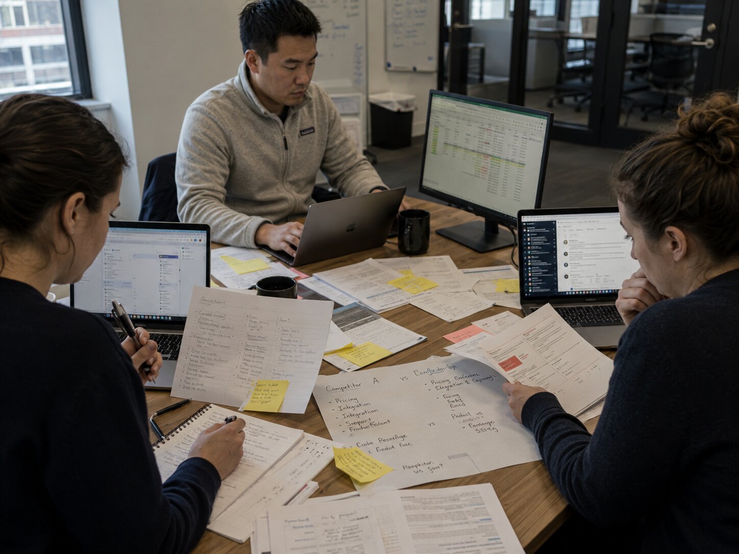 Sales Reps Dealing with manual scattered competitive intelligence