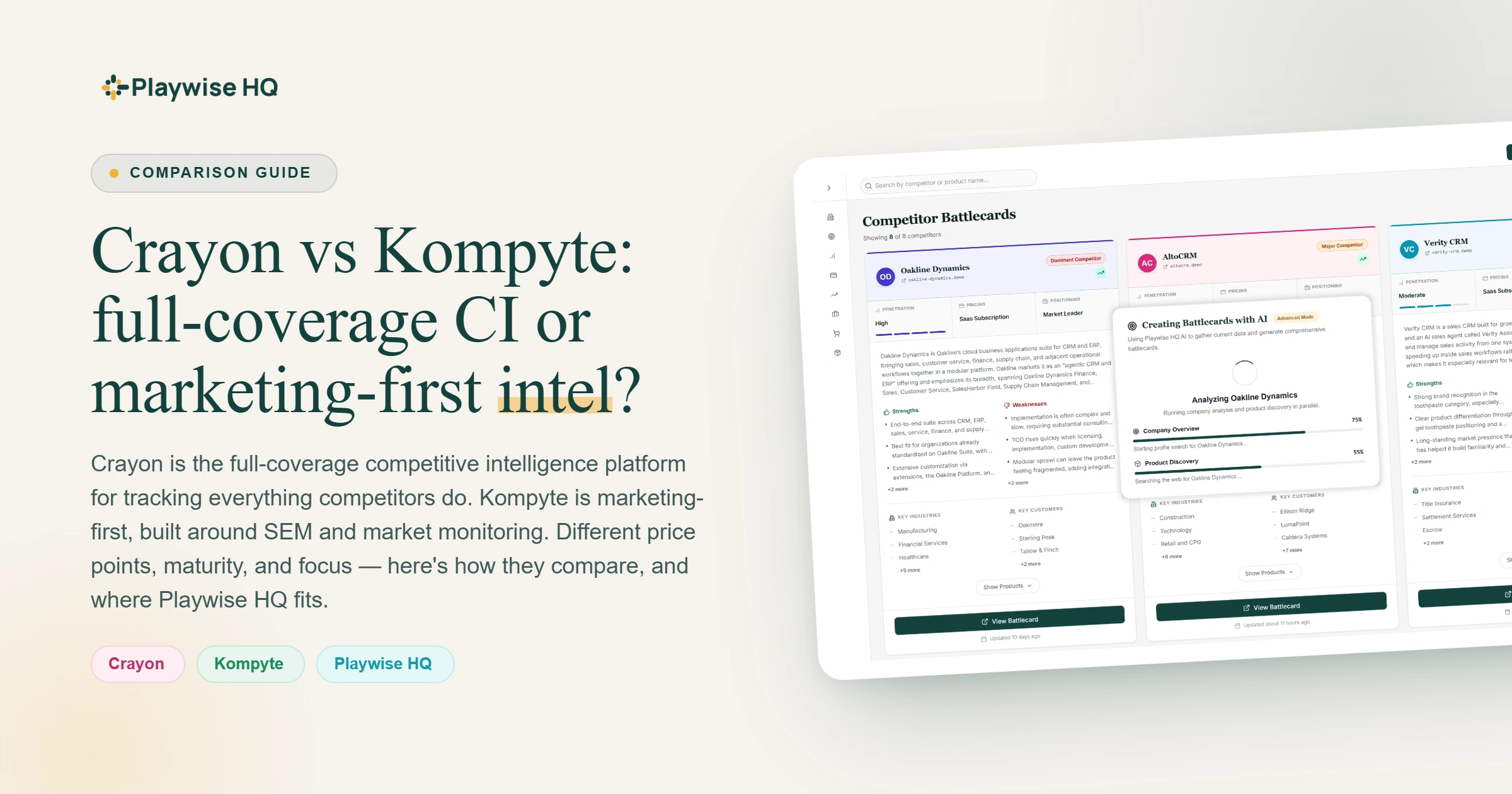 Crayon vs Kompyte Feature Image