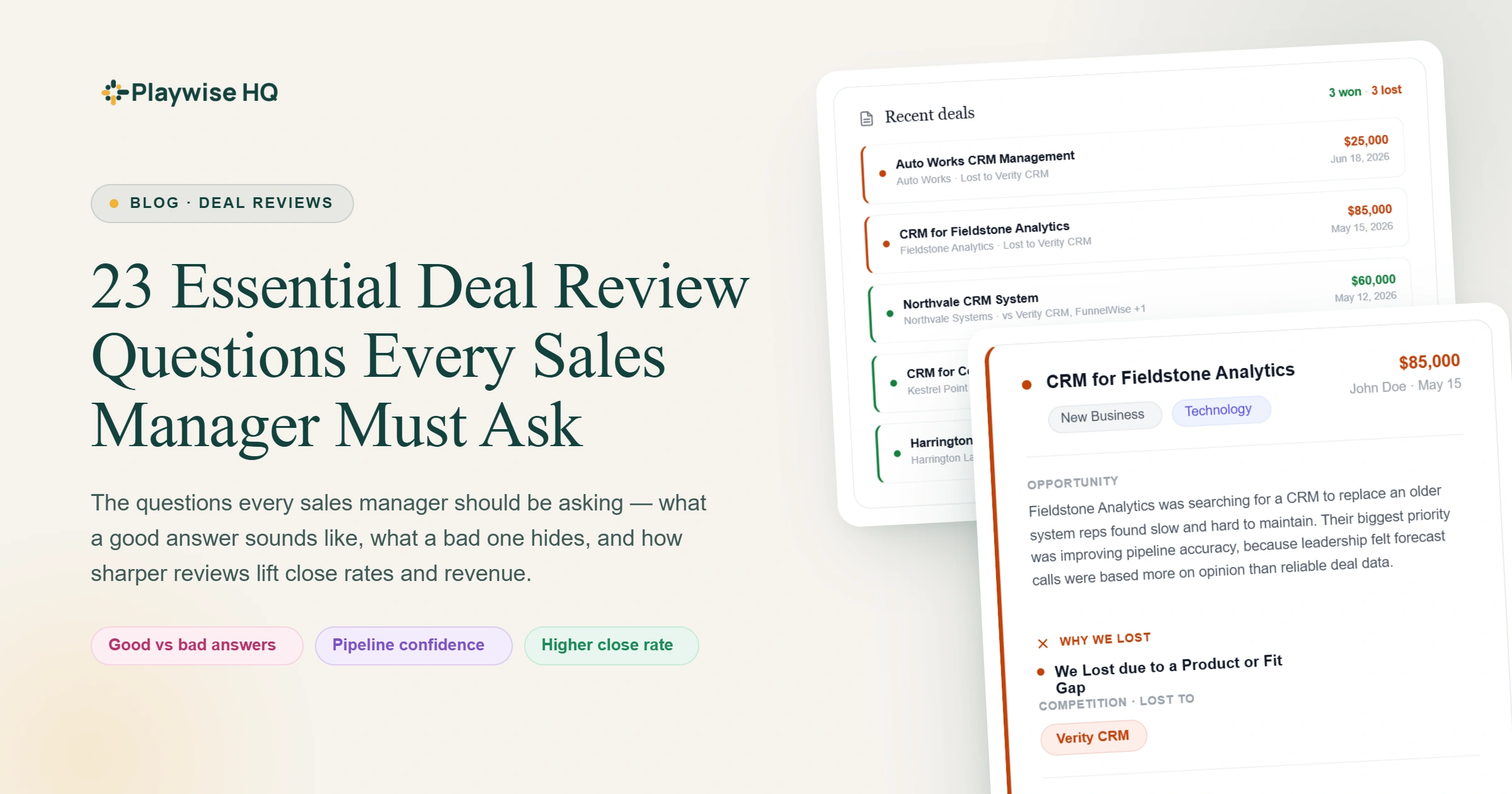 23 Deal Review Questions Blog Feature Image